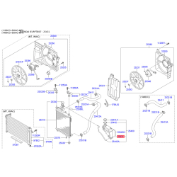 Бачок розширювальний 25431-1C000 Mobis