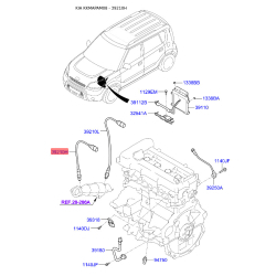 Датчик кисню (лямбда-зонд) 39210-2B040 Mobis