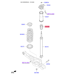 Буфер (відбійник) амортизатора 55326-E6100 Mobis