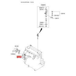 Прокладка впускного коллектора 35150-2A000 Mobis