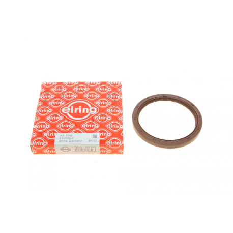 Манжета (сальник) коленвала 83x100x9 Elring - 195.740 - изображение №1 195.740