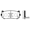 Колодки тормозные дисковые комплект HI-Q Sangsin Brake - SP1079-R - изображение №1