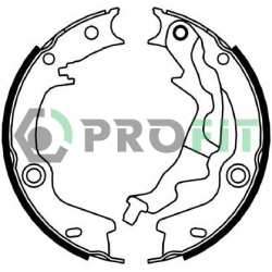 Колодки тормозные комплект задние Profit