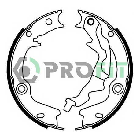 Колодки гальмівні комплект задні Profit - PR 5001-4046 - зображення №1 PR 5001-4046