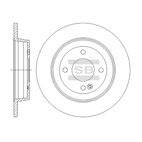 Барабан гальмівний HI-Q Sangsin Brake - SD1087 - зображення №1 SD1087