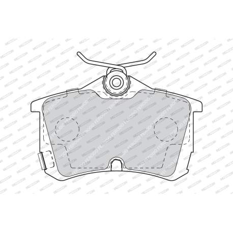 Колодки тормозные дисковые комплект задние Ferodo - FDB1506 - изображение №1 FDB1506