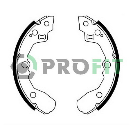Колодки тормозные комплект задние Profit - PR 5001-0612 - изображение №1 PR 5001-0612