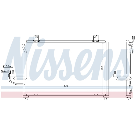 Радиатор кондиционера Nissens - NI 94422 - изображение №1 NI 94422