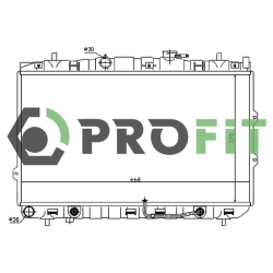 Радіатор охолодження двигуна Profit