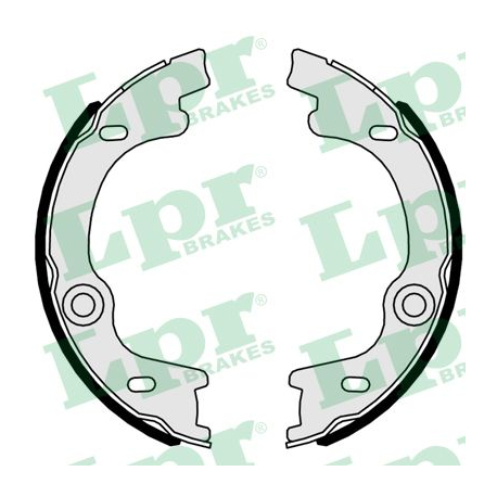 Колодки ручного (стояночного) тормоза LPR - LPR 01063 - изображение №1 LPR 01063