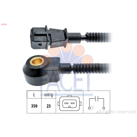 Датчик детонации FACET - 9.3123 - изображение №1 9.3123