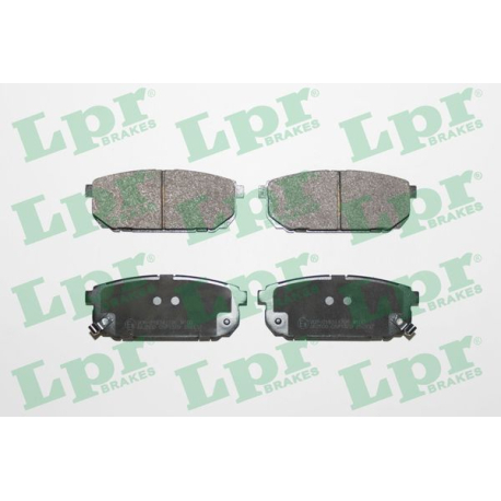 Колодки гальмівні дискові комплект LPR - LPR 05P1370 - зображення №1 LPR 05P1370