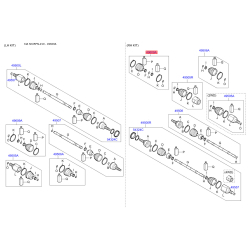 Чохол півосі (пильник) приводного валу 49594-2Y200 Mobis