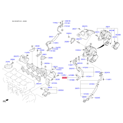 Трубка повітря 25670-2F000 Mobis
