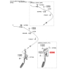 Педаль акселератора 32700-1F300 Mobis - 327001F300 - схема с каталога 32700A, SEURPFQZ07