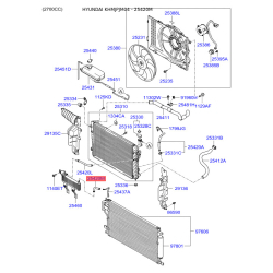 Масляний шланг 25420-2E500 Mobis