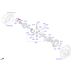 Подшипник АКПП 45839-3B650 Mobis
