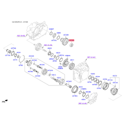 Підшипник диференціала АКПП 45738-3B800 Mobis
