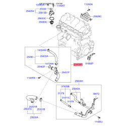 Соединтель (трубка) шланга 25430-27410 Mobis