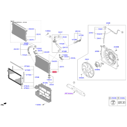 Болт, пробка радиатора 25318-1D100 Mobis