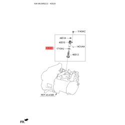 Датчик скорости (частота вращение) 43621-39400 Mobis