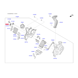 Регулирующий клапан охлаждающей жидкости 97161-D7000 Mobis