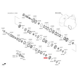 Подшипник игольчатый КПП 43285-39060 Mobis