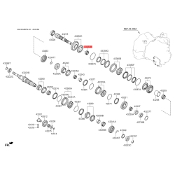Подшипник игольчатый АКПП 43253-39060 Mobis