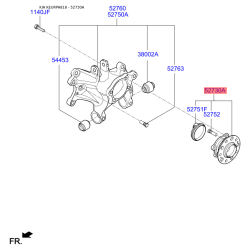 Ступица колеса 52730-C1110 Mobis
