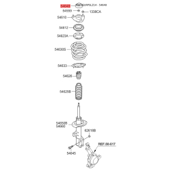 Заглушка верхньої опори передньої пружини 54648-2S000 Mobis