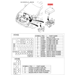 Коробка предохранителей и реле 91950-3W560 Mobis