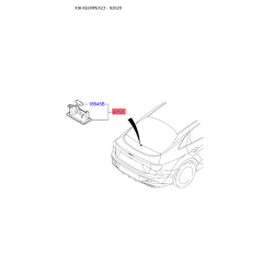 Плафон багажника и перчаточного ящика (бардачка) 92601-3F000 Mobis