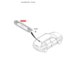 Додатковий ліхтар сигнал гальмування 92701-1F001 Mobis
