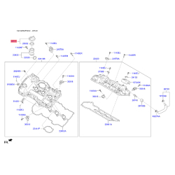 Кришка, заливна горловина 26510-26630 Mobis