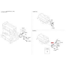 Вакуумний насос, гальмівна система 28810-2A500 Mobis
