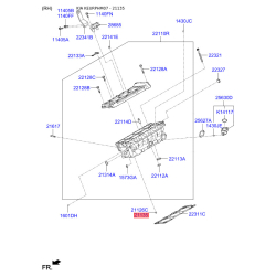 Вкладыш (втулка) блока цилиндров 21135-23010 Mobis