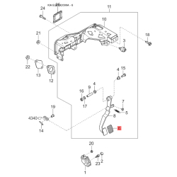 Подушка двигателя левая 0K016-39050B Mobis