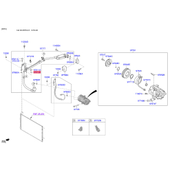 Розширювальний клапан, кондиціонер 97812-2L000 Mobis