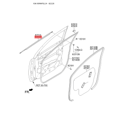 Облицовка / защитная накладка, дверь правая 82220-3W000 Mobis