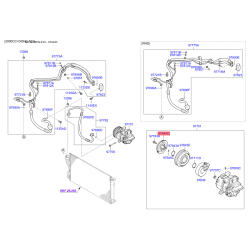 Шків компресора кондиціонера 97644-2H040 Mobis