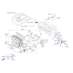Кришка головки циліндра 29240-2G000 Mobis