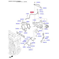 Маслопровід компресора 28240-2G400 Mobis