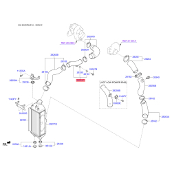 З'єднувальний фланець, компресор 28251-2F001 Mobis