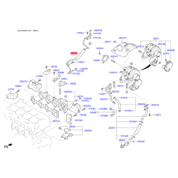 Маслозабірник мотора 28240-2F600 Mobis