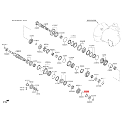 Кільце стопорне КПП 43349-39000 Mobis