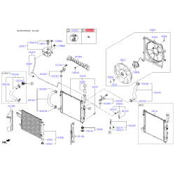 Хомут системи охолодження 25486-1P100 Mobis