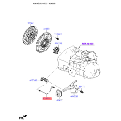 Трубка робочого циліндра зчеплення 41460-26010 Mobis