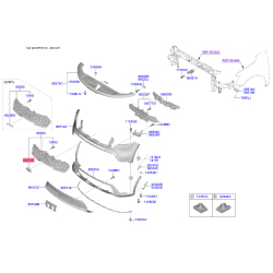 Емблема задніх та боковой дверей, капота 86353-3W500 Mobis