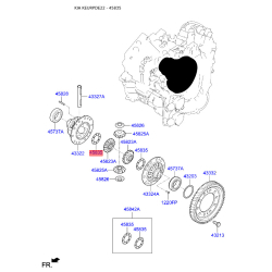 Шайба сателлита дифференциала КПП 45835-39517 Mobis