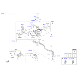 Хомут системы охлаждения 25331-38215 Mobis
